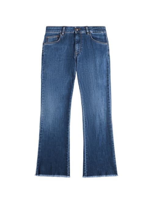 jeans donna trombetta cotone stretch blu FAY | NTW8650520LXCJU604
